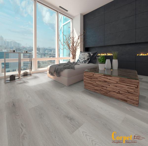Corpet Dekor Tennoeiche polargrau - Klickvinyl, 0,3mm, 2,25m²/Paket